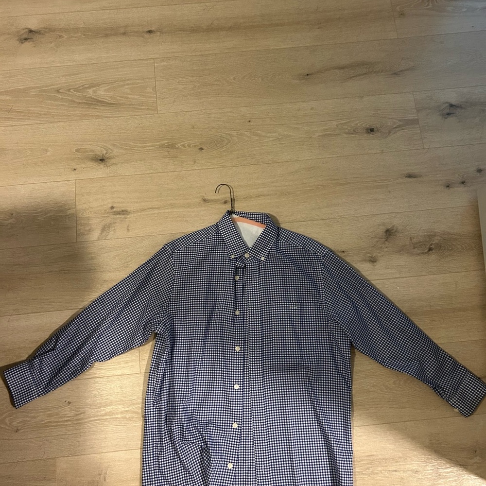 Men's Blue Checkered Shirt